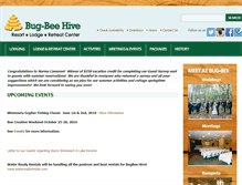 Tablet Screenshot of bugbeehiveresort.com